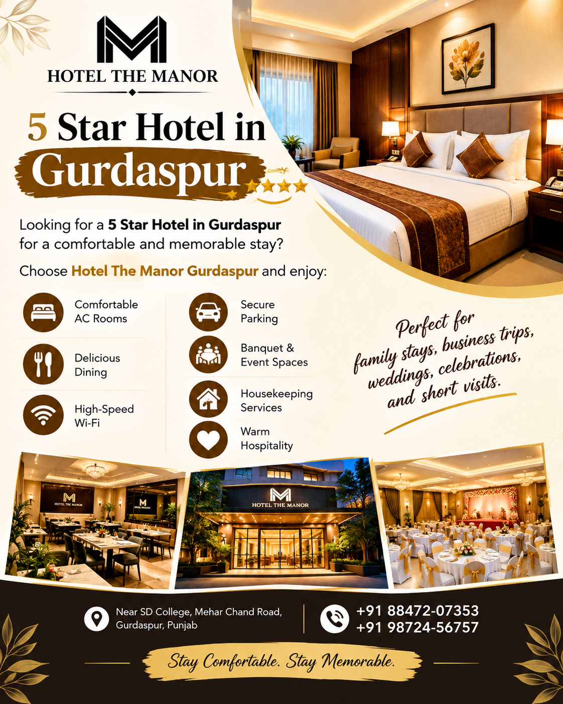 5 Star Hotel in Gurdaspur – Hotel The Manor